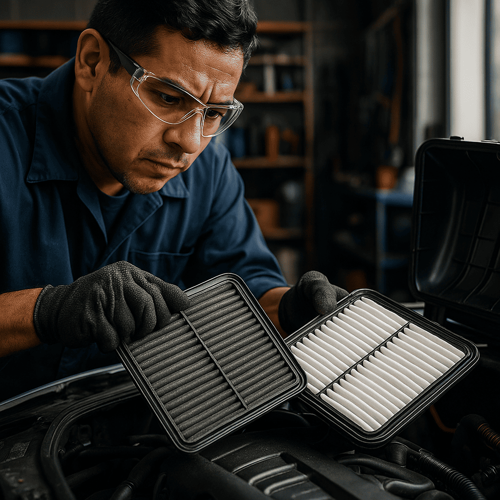 Guía para Cambiar el Filtro de Aire del Motor Sucio: Aumenta la Potencia y Ahorra Combustible